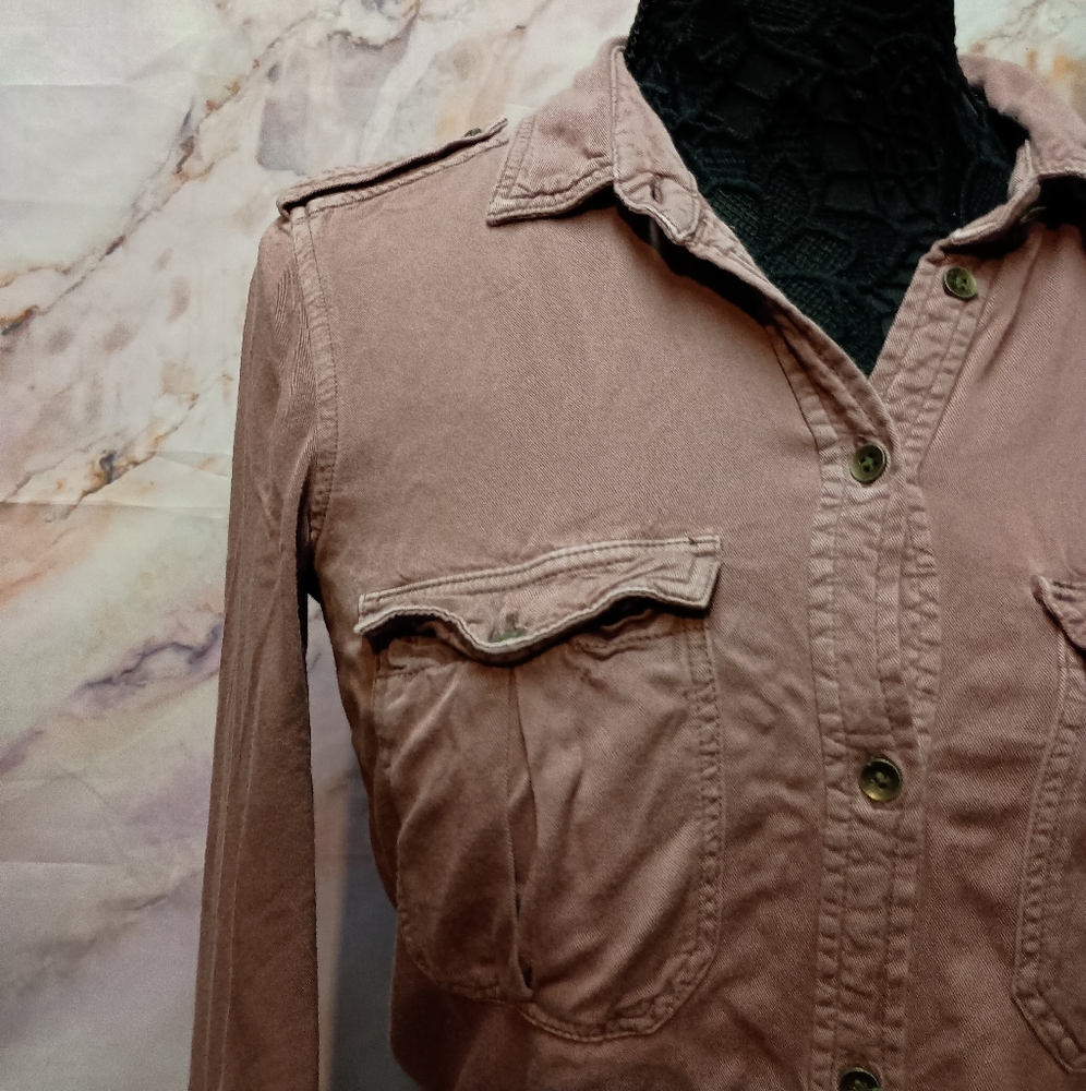 American Eagle Soft Button Upโ Shirt - Picture 2 of 7